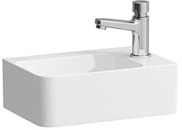LAUFEN VAL Handwaschbecken, 1 Hahnloch rechts, ohne Überlauf, 340x220mm, H8152807571141, Farbe: weiß matt