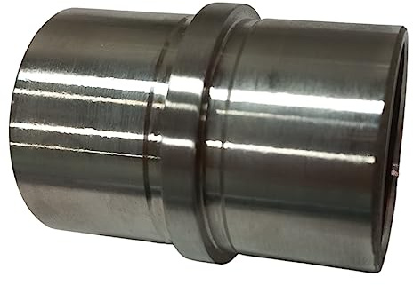 Racor de unión de acero inoxidable A2 satinado para tubo 42,4 mm, grosor 2 mm, protector corporal