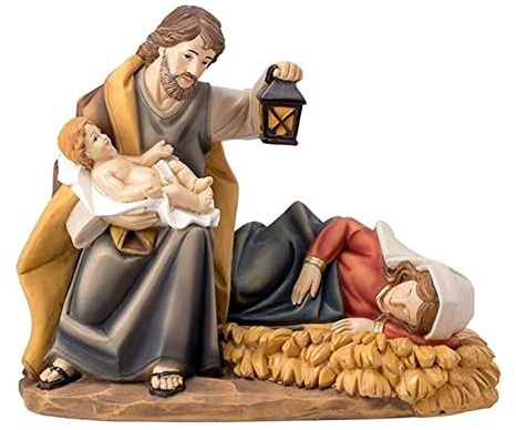 Regalos LLUNA Misterio Nacimiento 20 cm. Sagrada Familia 1 Pieza Imagen Resina