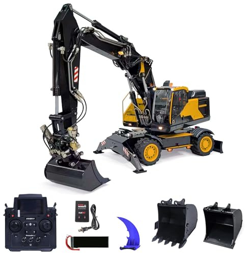 1:14 EC380 3-Arms Hydraulik RC Bagger mit Rädern Ferngesteuertes Modell
