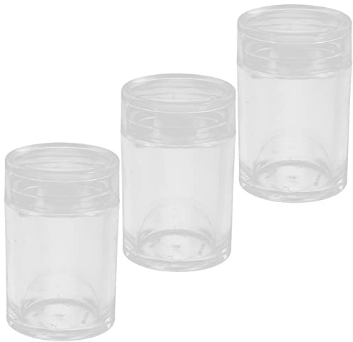 PRETYZOOM 3piezas Cajas De Almacenamiento De Algodón Reutilizables Organizadores Transparentes Para Bastoncillos De Algodón Contenedores Para Higiene y Orden Baños y Dormitorios