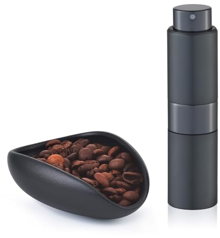Lulupack Coffee Bean Dosing Cup with 20ML Spray Bottle, Coffee Measuring Cups & Espresso Bean Spritzer Kit