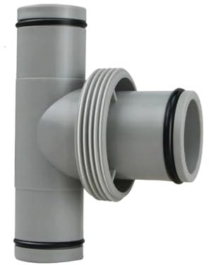 Kit D'Entretien Raccords de remplacement pour tuyau de pompe à filtre à sable, adaptateur de joint en T et joint en T pour piscine hors sol et entretien de la pompe de piscine aspirateur piscine(1.5in