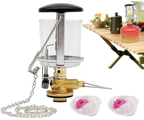 puzzlegame Lampada da , Lanterna a benzina,Campeggio con luce a benzina | Forniture per attrezzature da campeggio, lampada da giardino in vetro luminosa per pesca all'aperto, picnic per