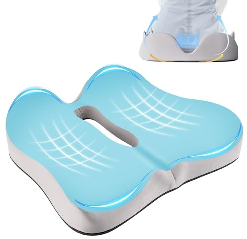 Turiueba Ergonomisk sittkudde (blågrå)