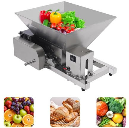 4L Elektrische Obstmühle Obst Brot Zucker Brechmaschine Zerkleinerungsmaschine Elektrische Obstmühle für frische hausgemachte Marmelade 4L Zerkleinerungsmaschine für Fruchtpüree und Brei