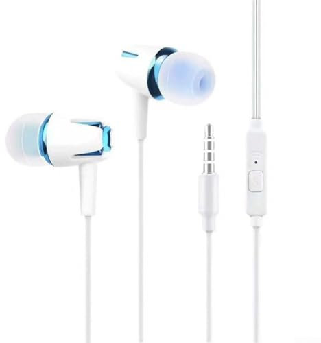 Auriculares intrauditivos con tecnología de cancelación de ruido de alto rendimiento para cada uso (color negro y azul)