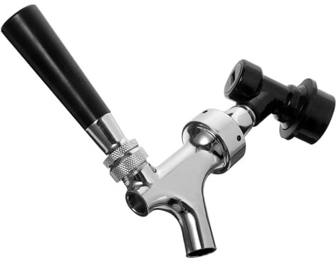 GLEAVI Stainless Beer Faucet Draft Beer Faucet Ball Lock Keg Tap Easy Clean Design