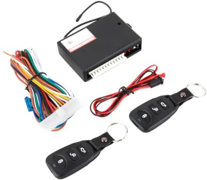 Kit Chiusura Centralizzata Auto Allarme Telecomando Nero