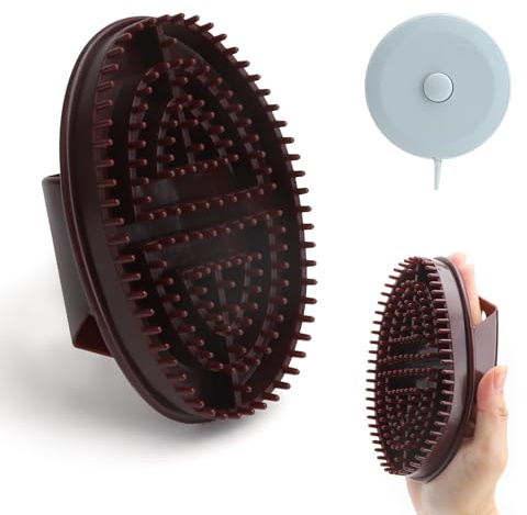 Brosse de massage Gua Sha pour le corps - Brosse à pression méridienne avec mètre ruban - Peut favoriser la circulation sanguine et détendre