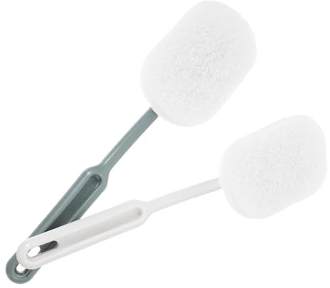 Cepillo de Limpieza Mango Largo 2 Piezas PP para Baño