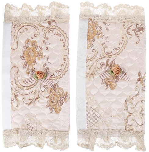 Sewroro 1 paio Copertura per Frigorifero Decorativo Coperture Protettive per Elettrodomestici Rosa Casual Facile da Installare e Lavabile Protezione Elegante per