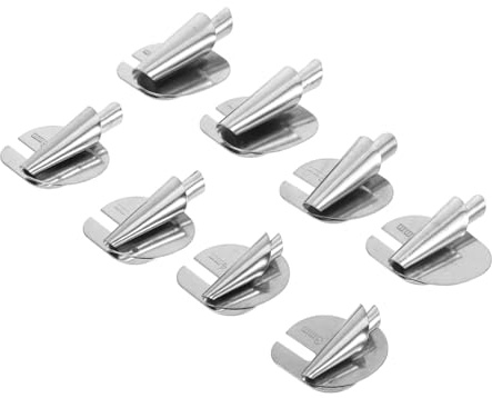 LIFKOME 8 piezas Pies Prensatelas de Dobladillo Espiral para Máquina de Coser Accesorios Duraderos para Industrial y Doméstico Compatible con Varias Fácil Instalación para Dobladillos
