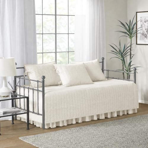 Comfort Spaces Quilt Tagesbett Bettwäsche-Set 75x39 elfenbeinfarben