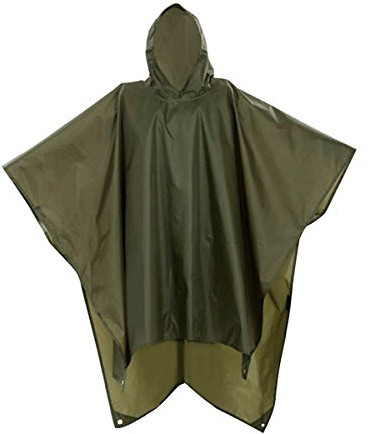WarmHeartting Rain Ponchos Waterproof for Adults Reusable with Hood Multifunction 3 in 1 Rain Coat