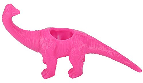 Vasi per piante grasse con animali, vaso per fiori a forma di dinosauro vasi per fiori piccoli per cactus giardinaggio piante, regali, vasi da giardino e fioriere accessori decorazioni(Rosa pallido)