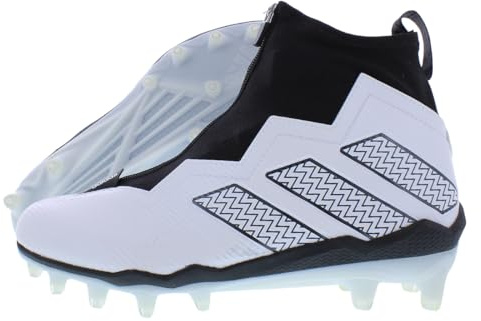 Adidas Men's Nasty 2.0 Football Shoe, White/Black/Grey, 11