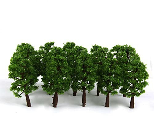 HEIBTENY 20 Stück 8CM Modellbau Bäume,Mikro-Landschaftsbaum, für DIY Landschaft, Miniaturlandschaften, Sandtisch, Landschaftsmodell