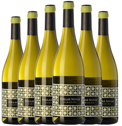 Paco & Lola Follas Novas Albariño Rías Baixas Joven 75 cl Vino blanco (Caja de 6 Botellas de 75 cl)