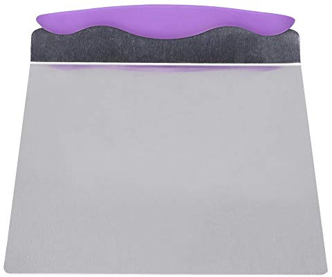MINGZHE Cake Transfer Tool Cake Safe Lifter 9.6 x 8 Stainless Steel Cake Pizza Transfer Tray Pizza Transfer Shovel Square Cake Tray Moving Plate Tool Cake Lifter Shovel Pastry Baking Tool