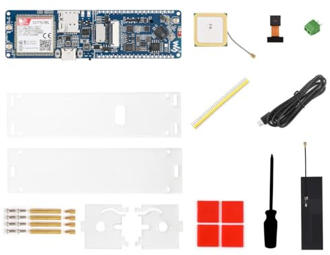 Waveshare ESP32-S3 SIM7670G 4G Development Board, LTE Cat-1 / WiFi/BT/GNSS Positioning Support, Global Coverage Multi Band, Suitable for 4G Portable WiFi, Onboard Camera/Antenna