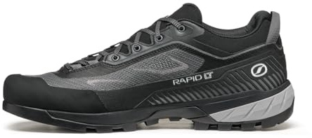 SCARPA Men's Rapid LT Lightweight Hiking & Approach Shoes - Anthracite/Gray - 11 Men/12 Women
