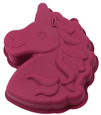 1 Piece Pony Silicone Mold, Kitchen Baking Mold, Silicone Baking Pan Cake Mold, DIY Baking Tools, Party Dessert Mold
