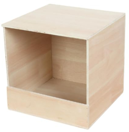 LOVIVER Sittich-Nistkasten aus Holz, Tauben-Nistkasten, Vogelkäfig, Haus, Papageiennest aus Holz, Brutkasten für Wellensittiche, Klein