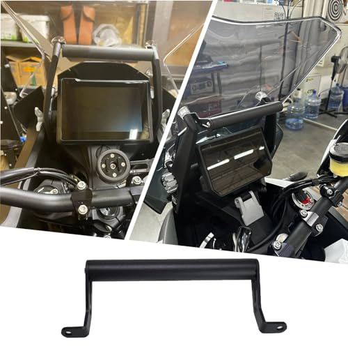SHINKXMT Supporto Per Smartphone Da Moto, Supporto Per Navigatore Gps Compatibile Con K&T&M 1290 Super Adventure S/R 2018-2025 1090 Adventure R 2017-2019 (Nero-20mm)