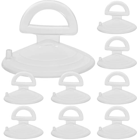 Sewroro 10pcs Mini Silicone Light Bulb Suction Cup Remover High Transparency Suction Tool for Easy Removal of Recessed Bulbs and Fixtures Durable Design with Strong Grip for High Ceilings
