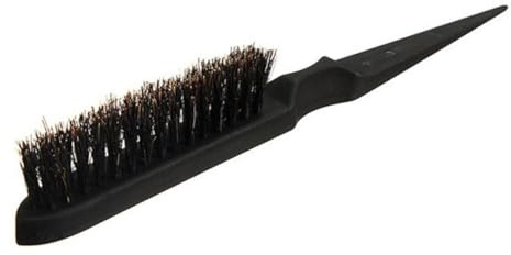 MERRYHAPY 4 pezzi Spazzola per Capelli Setole di Cinghiale Pettine File per Cotonatura e Volume Manico Sottile e Resistente per Impiego Professionale e Domestico Colore Colore Casuale