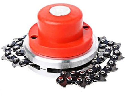 Generico Articolo for tagliaerba Testina di Taglio for Tosaerba Decespugliatore a Batteria Resistente all'Usura Testina di Taglio for diserbo(1Pcs Orange)