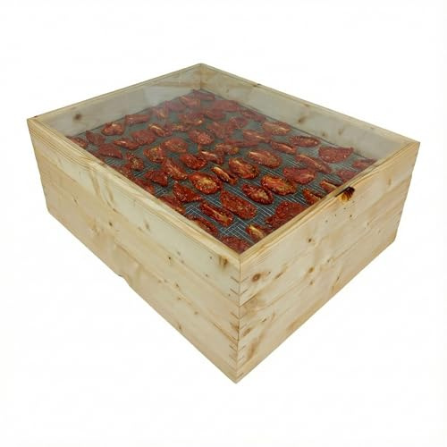 Deshidratador Solar para Alimentos TERRA COCINA, Deshidrata Frutas, Verduras y Hierbas sin Consumo Eléctrico, Conservación Natural y Sostenible, Hecho en España. (Familiar)