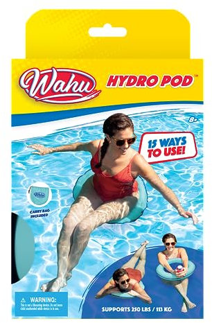 Goliath - Hydro Pod - Jeu d'Exterieur - Siège Gonflable Pour Piscine - Bouée - Accessoire pour flotter et s'amuser dans l'eau - A partir de 6 ans - Bleu
