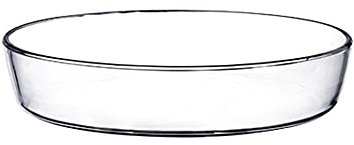 LUCBEI Baking Dish Round Glass Baking Dish, Oven to Table Casserole Dish - Baking Dishes for Cooking & Serving, Lasagna Pan Bakeware, Clear Lasagna Pans (Color : B, Size : 1.5L)