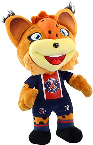 Poupluche Toy Figure Mascot Lynx PSG - Official Paris Saint Germain Collection