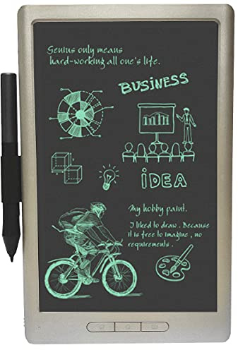 HUIOP Tableau d'écriture, 10 `` Bloc-Notes de Bureau ligent Inspiration carnet de Croquis Dessin Bloc-Notes avec Stylet pour Peinture à la Main/Voyage Bronze doré,Carnet de Croquis d'