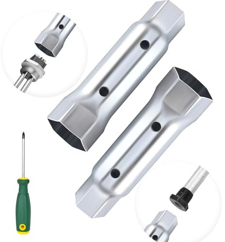 Vizava RV Water Heater Element Dual Hex Wrench Removal Tool Wrench Socket(1pk)