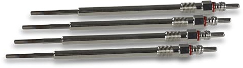 BESTPRICE 4x Glühkerze ohne Drucksensor Kompatibel mit ALFA ROMEO 159, BERRA, GIULIETTA, VITO, SPIDER, FIAT 500, BRAVO, DOBO, DUCATO, FREEMONT, IDEA, LINEA, JEEP, LANCIA, OPEL, SAAB, SUZUKI