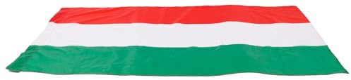 TINEASUR Ungarische Flagge Aus Polyester Große Wetterbeständige Nationalflagge Für Partys Festivals Sportevents Dekoration Im Freien Lebendige Farben Robustes Design Für Auto Boot
