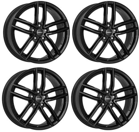 4x Dezent Felgen Alufelgen TR black 8.0Jx18 ET42 5x108 kompatibel mit Volvo C30 C70 S40 S60 S80 V40 V50 V60 V70 XC 60 XC 70 XC 90 S60 S