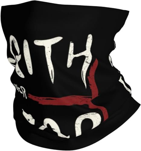Bandana Christentum: Glaube Statt Angst Magisches Stirnband Dekorativ Half Face Schal Unisex Gesichtsdekoration Für Ski Outdoor Wandern