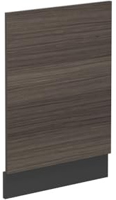 Vicco Pannello frontale per lavastoviglie R-Line, Grigio nobile, 45 cm senza piano di lavoro
