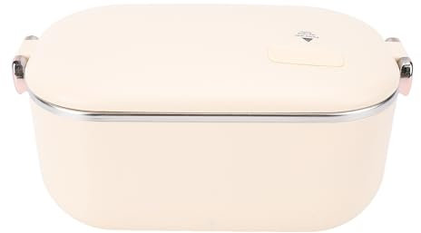 Asixxsix Scaldavivande Portatile, Scaldavivande Elettrico Senza Fili, Contenitore in Acciaio Inossidabile da 1 Litro con Design a Prova di Perdite per Ufficio, Viaggio, Casa (Plug 220v)