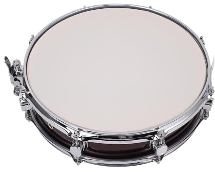 Snare Drum, Snares Drum Kit Super Slim Clear Stellungen 45 ° Incisive Lagerkanten 14 Zoll Viel Mehrschichtige Kiefernholzschale mit Trommelstöcken für die Leistung (WINE RED)