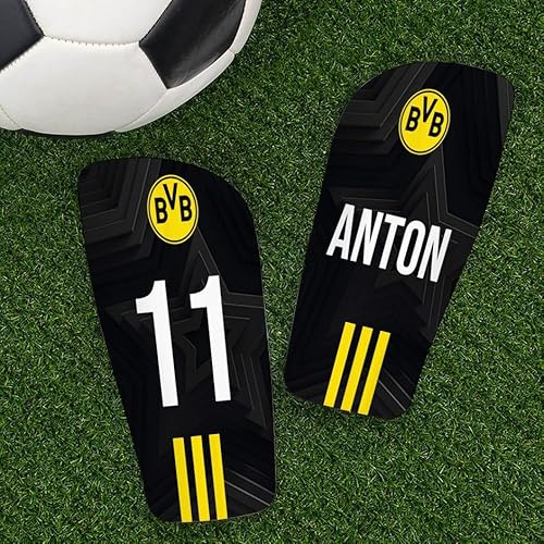 Wanapix | Personalisierte Fußball Schienbeinschoner | Shinguards mit Foto und Text | Kinder und Erwachsene