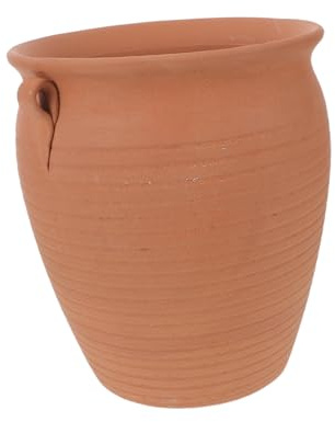 ABOOFAN Boîte de Rangement et Conservation en Terre Cuite pour Légumes avec Ventilation pour Fraîcheur, Contenant Multifonctionnel Cuisine D'ail et Pommes de Terre