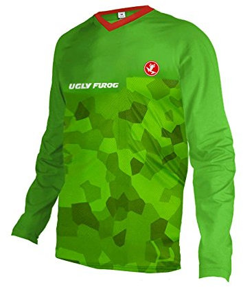 UGLY FROG Downhill Jersey Men's Mountain Bike Freeride BMX Cycling Jersey Motocross MTB Downhill Clothing Z01