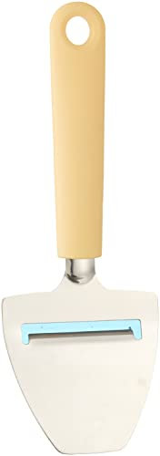 Brabantia Tasty+ Cook & Serve - Cheese Slicer (Vanilla Yellow) Soft-Grip Handle, Dishwasher Safe, (126222)