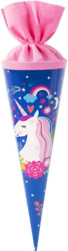 goldbuch Einhornglück Schultüte Zuckertüte Einschulung Schulanfang Schule Kinder: Größe: 35 cm rund